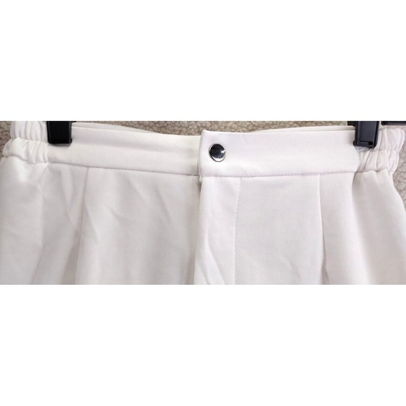 White‎ Athletic Pants with Knee Pads Women's Size S Polyester Sportswear - Picture 3 of 12